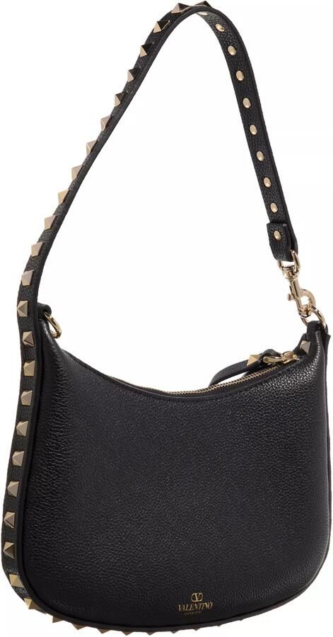 Valentino Garavani Hobo bags Rockstud Mini Hobo Bag in zwart