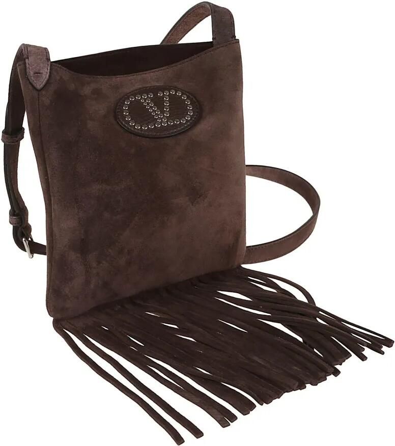 Valentino Garavani Hobo bags Suede Crossbody Bag in bruin