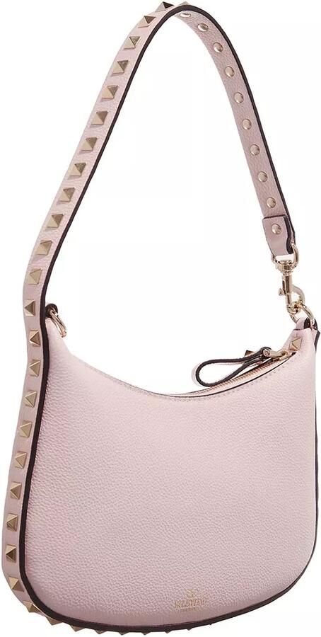 Valentino Garavani Pochettes Rockstud Mini Hobo in poeder roze