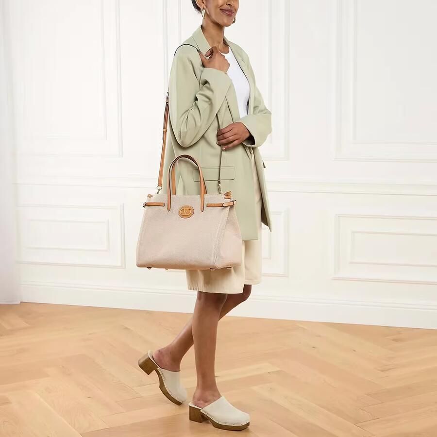 Valentino Garavani Shoppers & Totes Antibes Medium Tote Bag in beige