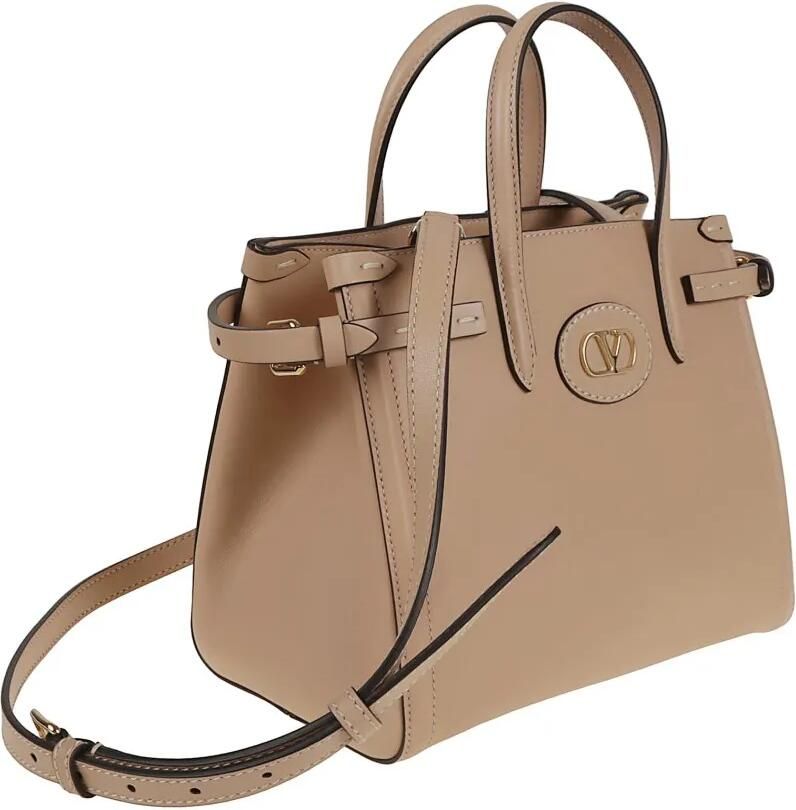 Valentino Garavani Shoppers & Totes Antibes Small Calfskin Tote in beige