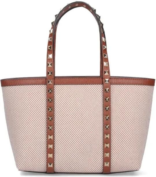 Valentino Garavani Shoppers & Totes "Rockstud" Small Shopping Bag – Beige in beige - Foto 4
