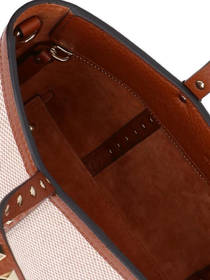 Valentino Garavani Shoppers & Totes "Rockstud" Small Shopping Bag – Beige in beige - Foto 5