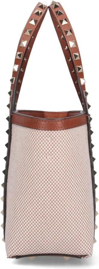 Valentino Garavani Shoppers & Totes "Rockstud" Small Shopping Bag – Beige in beige - Foto 8