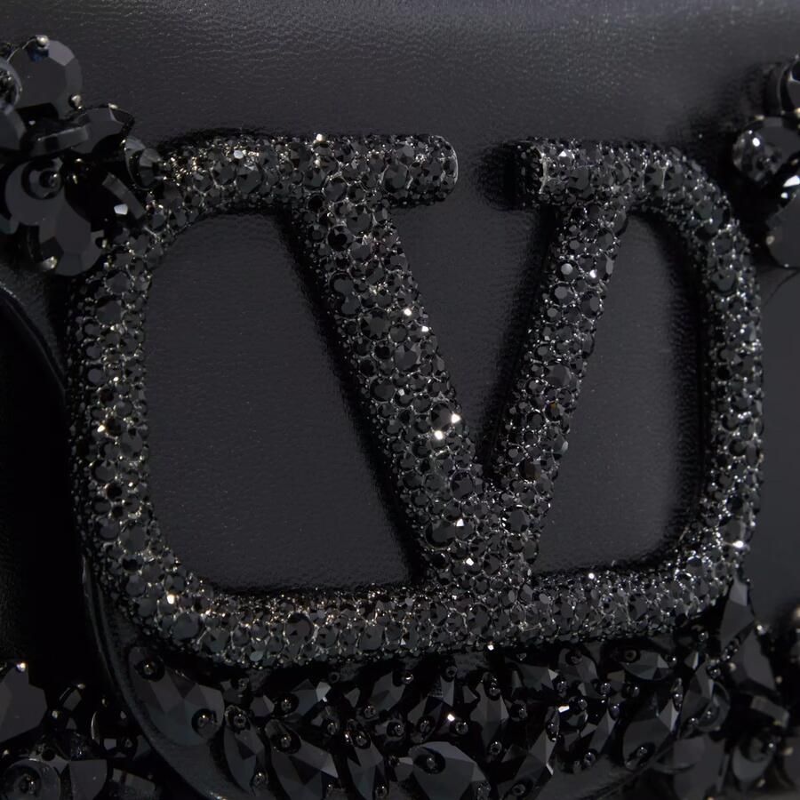 Valentino Garavani Shoppers & Totes Small Bag Rhinestones in zwart