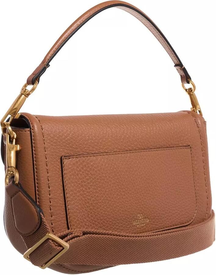 Valentino Garavani Shoppers Shoulder Bag Alltime Brass Logo in cognac - Foto 3