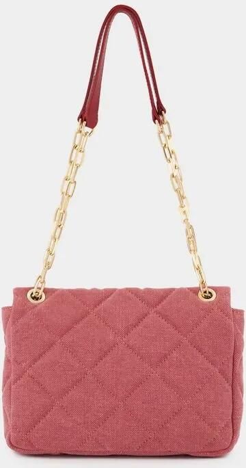 Vanessa Bruno Hobo bags Grand Moon Bag Linen Pink in roze
