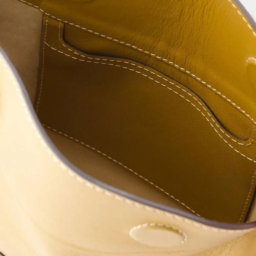 Vanessa Bruno Bruin Leren Crossbody Tas met Magnetische Sluiting Brown Dames