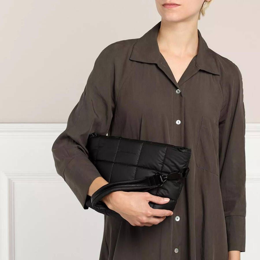 VeeCollective Clutches Porter Clutch Matt Black in zwart