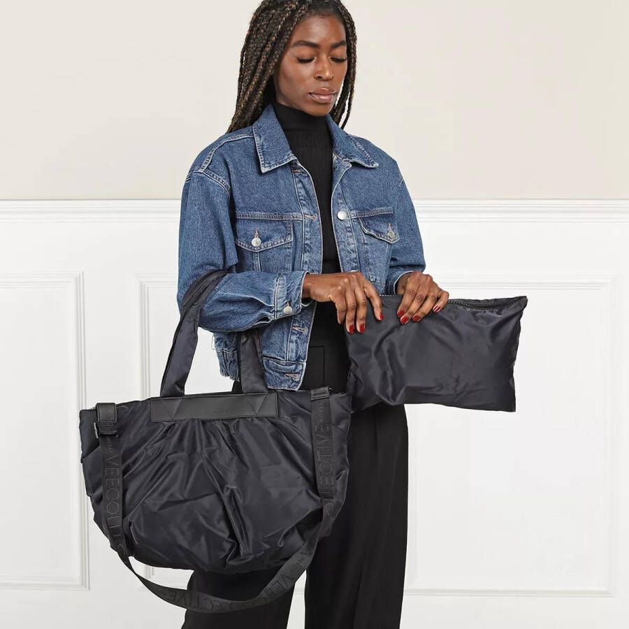 VeeCollective Totes & shoppers Caba Tote Medium Dark Navy in zwart