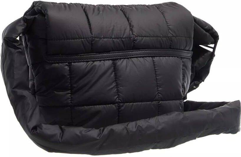 VeeCollective Totes Porter Messenger Matt Black in zwart