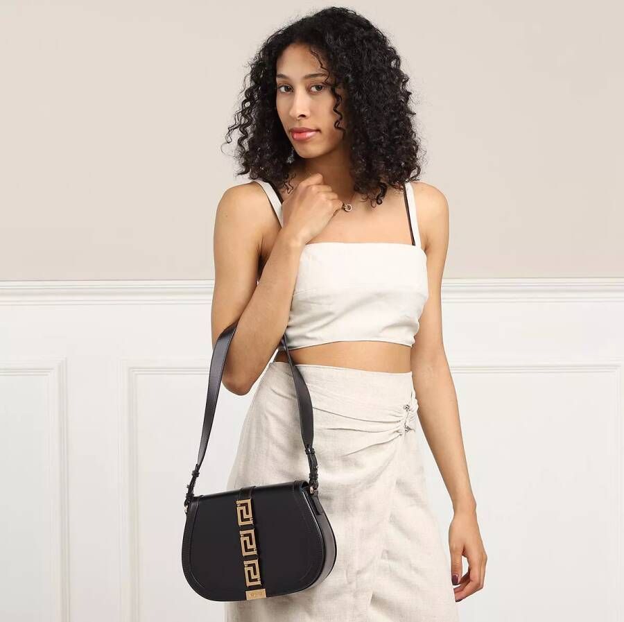 Versace Crossbody bags Large La Greca Goddess Bag in zwart