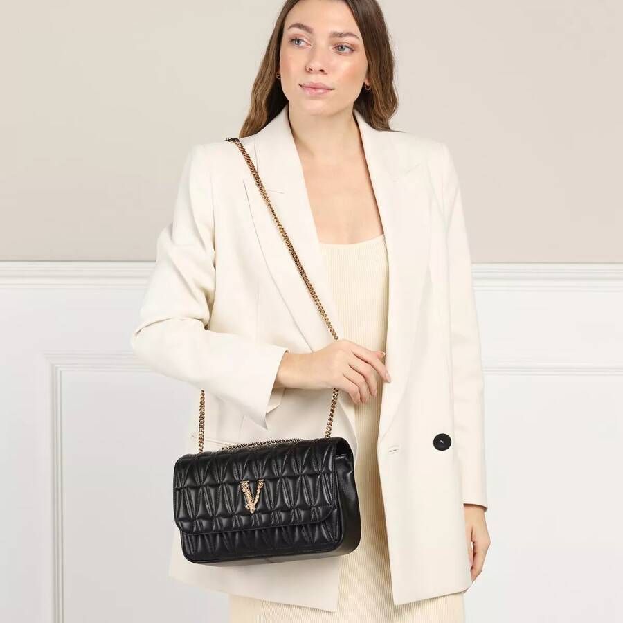 Versace Crossbody bags Virtus Shoulder Bag in zwart