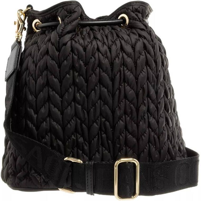 Versace Jeans Couture Bucket bags Range O Crunchy Bags in zwart