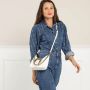 Versace Jeans Couture Witte Schoudertas met Afneembare Band White Dames - Thumbnail 1