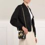 Versace Jeans Couture Zwarte Barok Print Ketting Handvat Emmer Tas Black Dames - Thumbnail 2