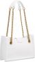 Versace Jeans Couture Witte Leren Schoudertas met Gouden Details White Dames - Thumbnail 1