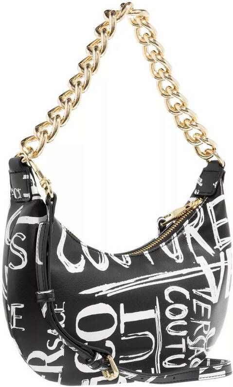 Versace Jeans Couture Zwarte Logo Couture Handtas voor Vrouwen Black Dames