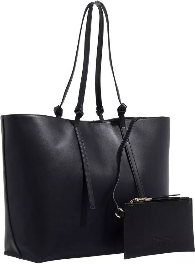 Versace Jeans Couture Zwarte Synthetische Shopper Tas Black Dames