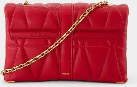 Versace Hobo bags Kleio Mini Shoulder Bag Leather Red in rood