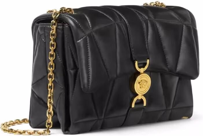 Versace Hobo bags Quilted Black Shoulder Bag in zwart - Foto 8