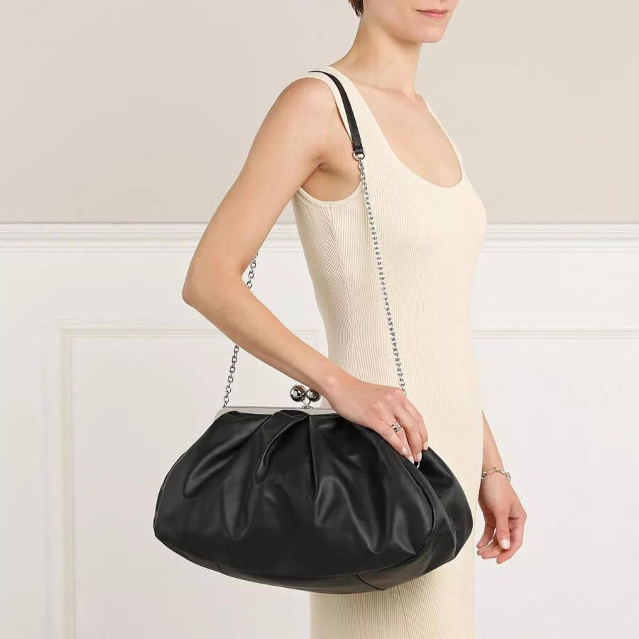Max Mara Weekend Zwarte Pasticcino Tas Grote Clutch Black Dames