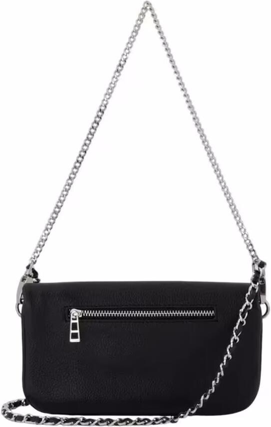 Zadig & Voltaire Crossbody bags Rock Nano Grained Leather in zwart
