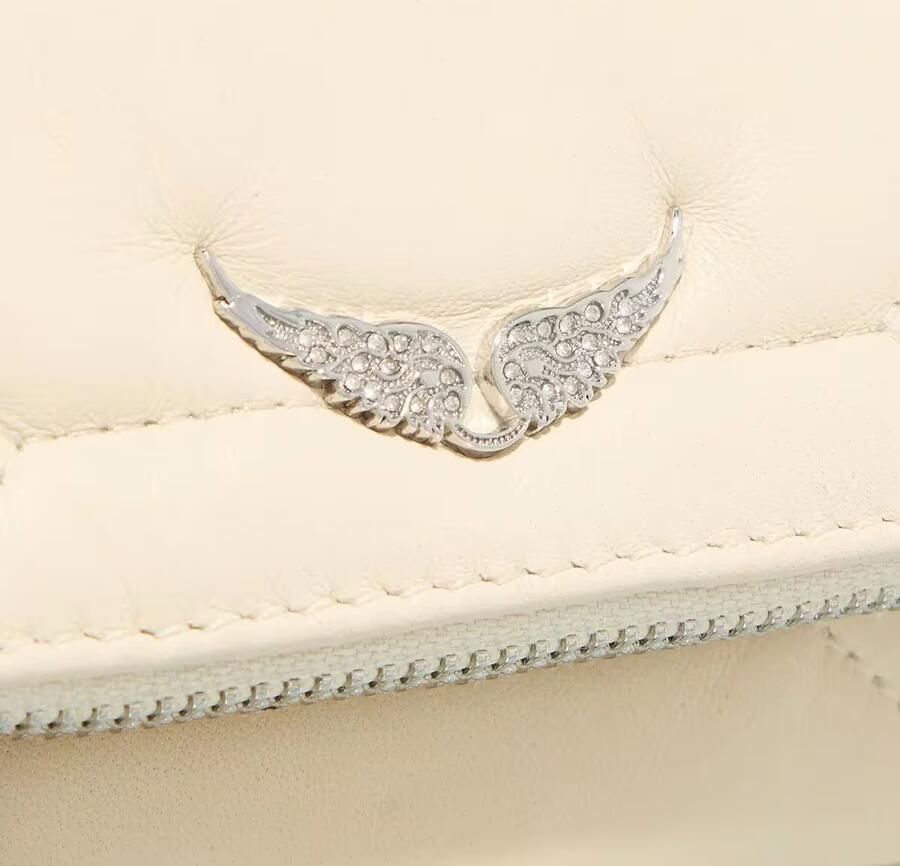 Zadig & Voltaire Rock Nano Tassen met Zilveren Hardware Beige Dames
