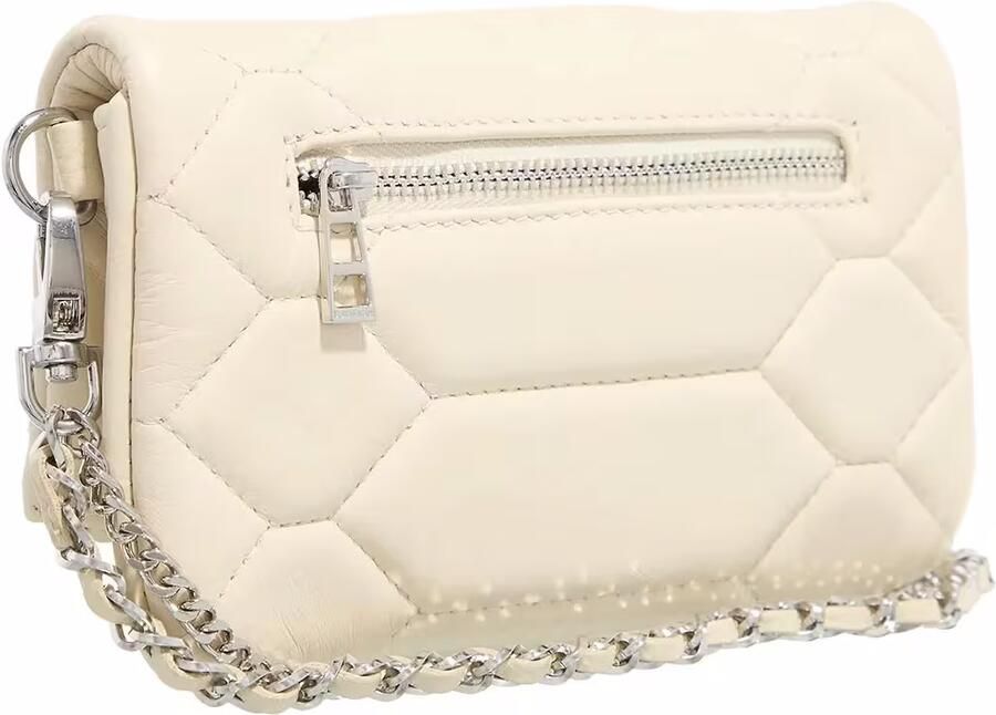 Zadig & Voltaire Rock Nano Tassen met Zilveren Hardware Beige Dames - Foto 6