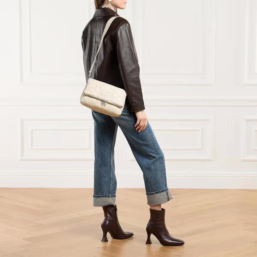 Zadig & Voltaire Crossbody bags Rocky XL Mat Scale in crème