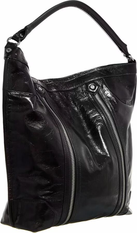 Zadig & Voltaire Hobo bags Sunny Hobo Vintage Patent in zwart - Foto 2