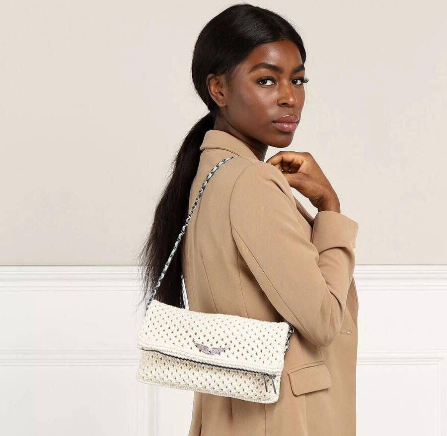 Zadig & Voltaire Pochettes Rock Macrame in crème