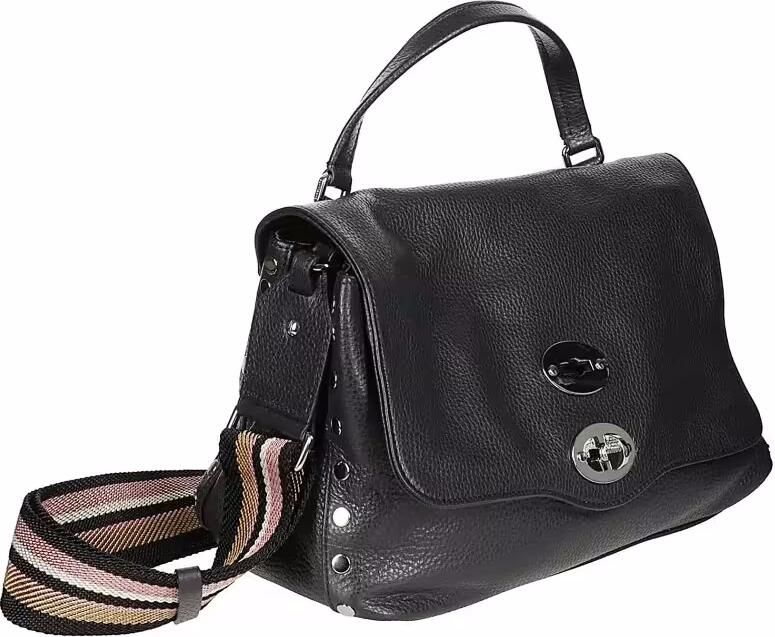 Zanellato Hobo bags Dark Navy Postina Daily Shoulder Bag in blauw
