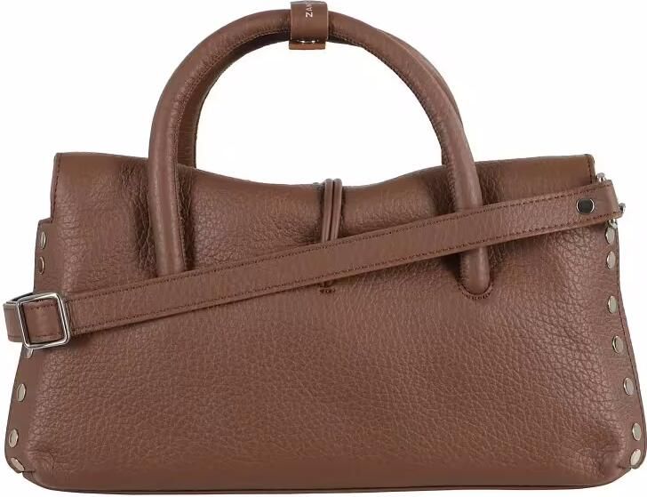 Zanellato Hobo bags Dotta Centauro Small Grained Leather Handbag in bruin - Foto 7
