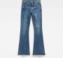 G-Star RAW 3301 Flare Jeans Midden blauw Dames - Thumbnail 4