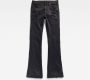 G-Star RAW 3301 Flare Wmn flared jeans zwart - Thumbnail 3