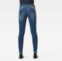 G-Star RAW 3301 Mid Skinny Jeans Midden blauw Dames - Thumbnail 2