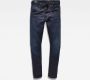 G-Star RAW 3301 Regular Tapered Jeans Donkerblauw Heren - Thumbnail 3