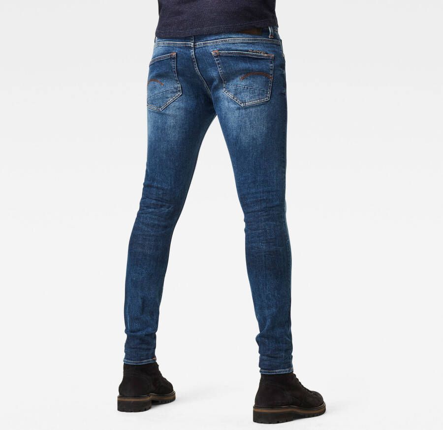 G-Star RAW 3301 Skinny Jeans Midden blauw Heren