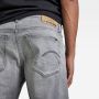 G-Star RAW 3301 slim fit jeans short sun faded glacier grey - Thumbnail 15