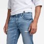 G-Star RAW 3301 Slim Jeans Midden blauw Heren - Thumbnail 5