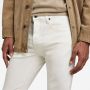 G-Star RAW 3301 slim fit jeans g006 white garment dyed - Thumbnail 6