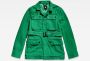 G-Star RAW spijkerjasje 70s Field Denim Jacket Wmn met ceintuur groen - Thumbnail 4
