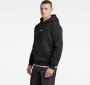 G-Star Raw Hoodie met labelstitching model 'Autograph' - Thumbnail 4