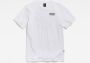 G-Star RAW Back Graphic Slim T-Shirt Wit Heren - Thumbnail 2