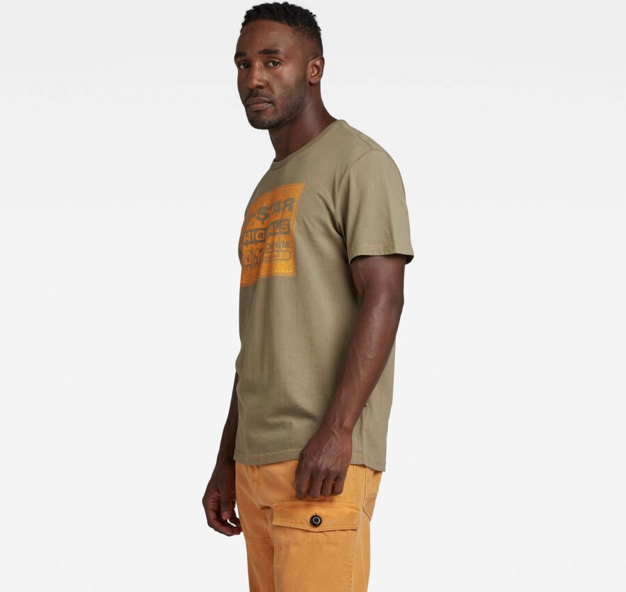 G-Star RAW Bandana T-Shirt Groen Heren