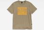 G-Star Raw T-shirt van katoen met labeldetail model 'Bandana' - Thumbnail 5