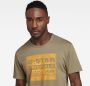 G-Star Raw T-shirt van katoen met labeldetail model 'Bandana' - Thumbnail 6