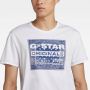 G-Star Raw T-shirt van katoen met labeldetail model 'Bandana' - Thumbnail 5