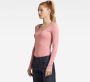 G-Star RAW Base Top Roze Dames - Thumbnail 2